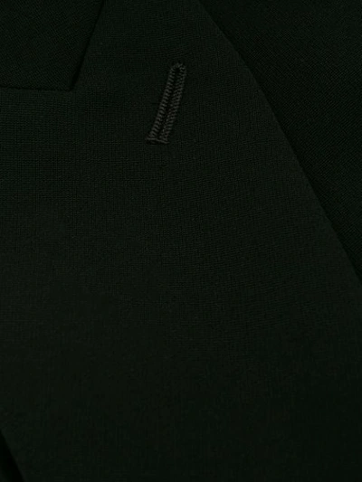 Shop Comme Des Garçons Comme Des Garçons Fitted Double-breasted Jacket In Black