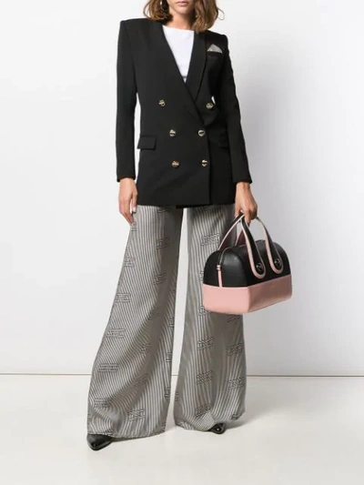 Shop Elisabetta Franchi Two Piece Suit In Black