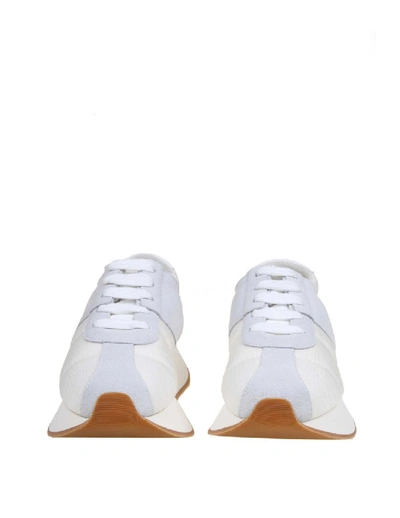 Shop Marni Sneakers Bigfoot In Cordura In White