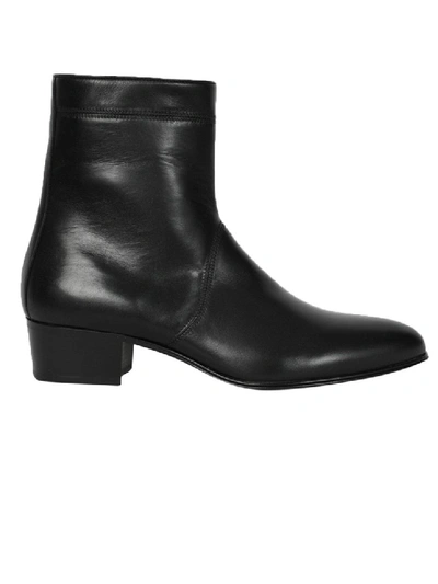 Shop Carvil Black Shiny Dylan Boots