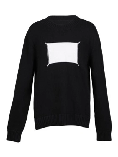 Shop Maison Margiela Memory Of' Label Knitted Sweater In Black