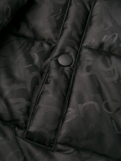 Shop Balenciaga New Swing Puffer Jacket In Black