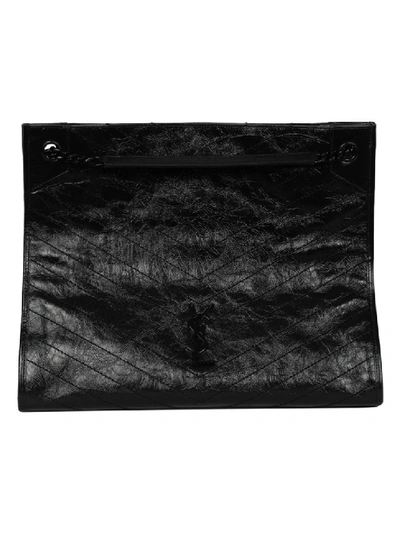 Shop Saint Laurent Niki Monogram Bag, Black