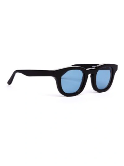 Shop Thierry Lasry Black Monopoly Sunglasses In Blue
