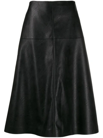 Shop Stella Mccartney High-waisted A-line Skirt In Black