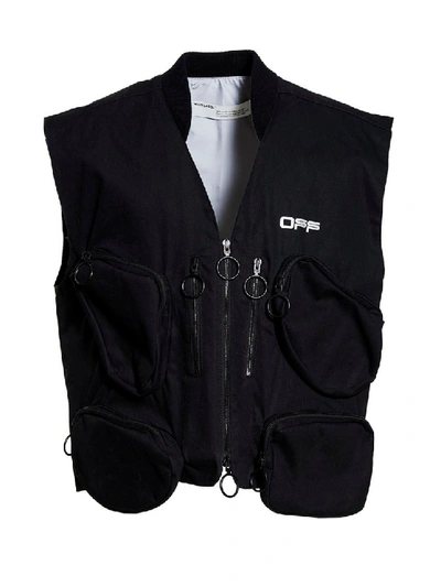 Shop Off-white Tactical Vest In Black
