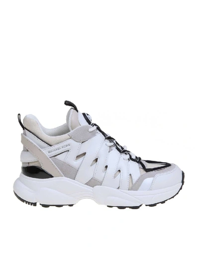 Shop Michael Kors Sneakers Hero In Mesh In White