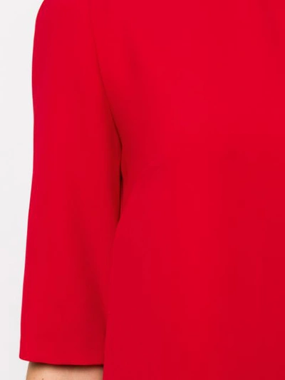 Shop Blanca Shift Mini Dress In Red