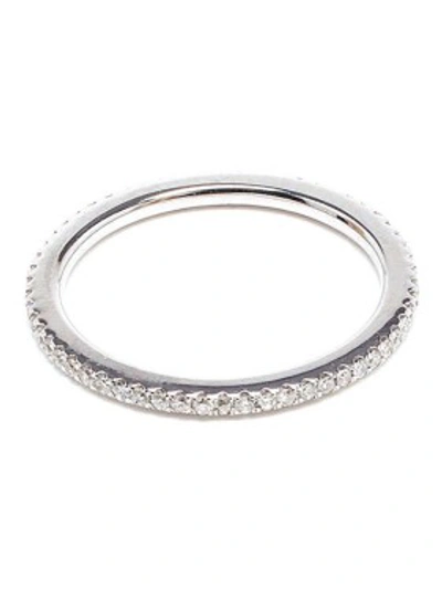 Shop Rosa De La Cruz 18kt White Gold Eternity Ring In Not Applicable