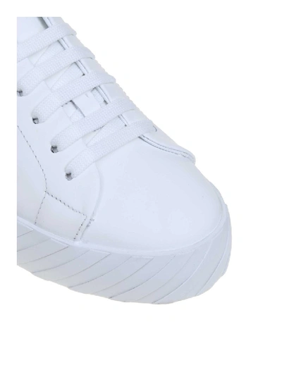 Shop Philipp Plein Sneakers Lo-top In Nappa Color White