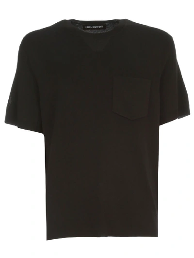 Shop Neil Barrett Nylon T-shirt In Black