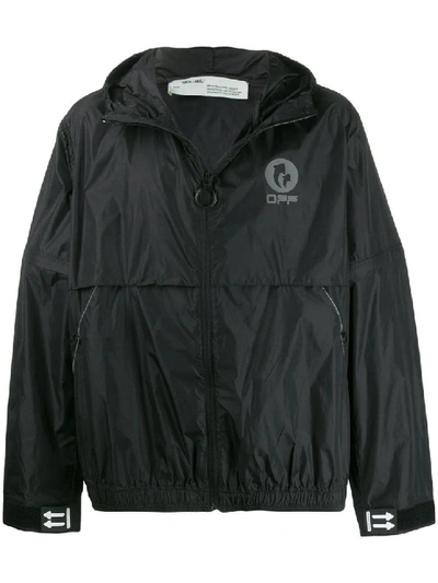 Shop Off-white Black Windbreaker Jacket
