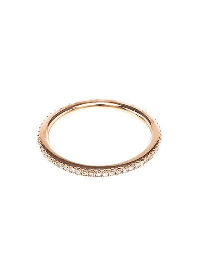 Shop Rosa De La Cruz 18kt Rose Gold Eternity Ring In Not Applicable