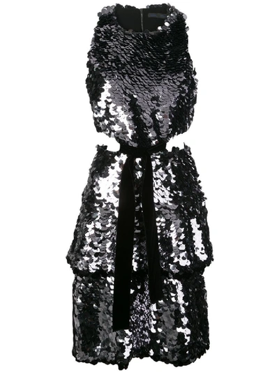 Shop Proenza Schouler Sleeveless Cut Out Dress In Black