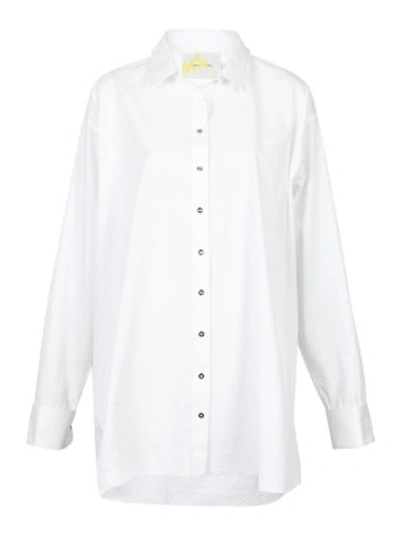 Shop Marques' Almeida Xxxl Button Up Shirt In White