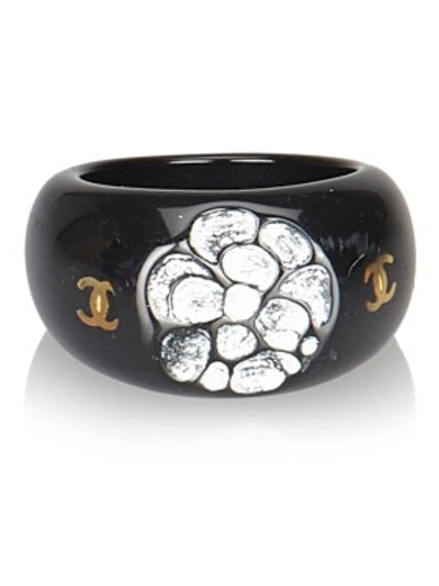 Pre-owned Chanel Cc Camellia Ring In Not Applicable