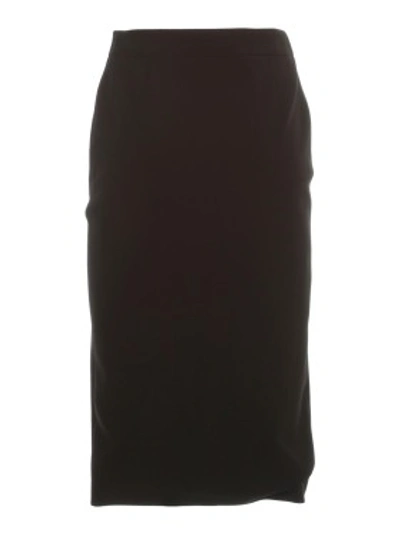 Shop Moschino Cady Pencil Skirt In Black