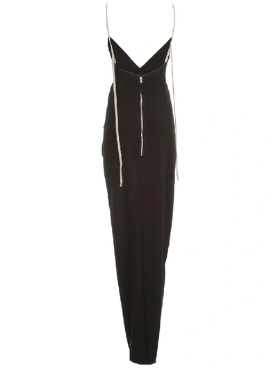 Shop Rick Owens Sleeveless Maxi Dress In Black