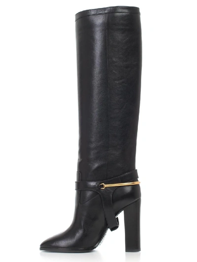 Shop Celine Boots 110 Heel In Black