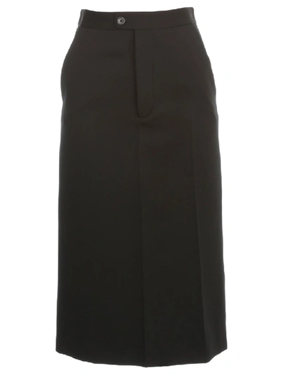 Shop Maison Margiela Pencil Skirt In Black