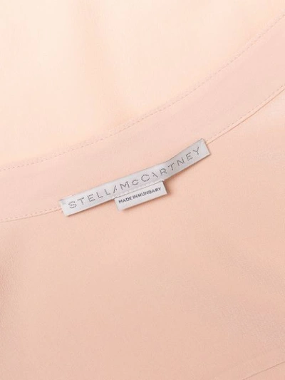 Shop Stella Mccartney Draped-panel Blouse In Pink