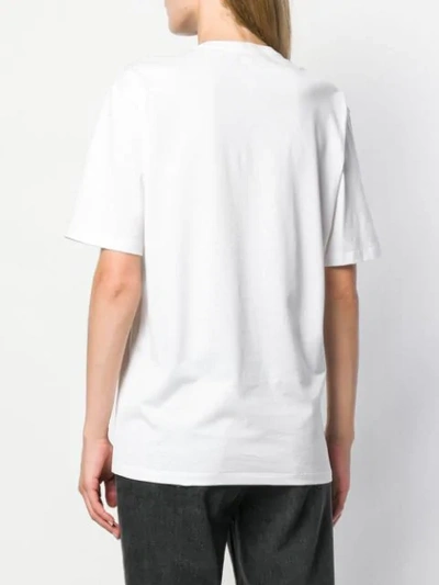 Shop Alexander Mcqueen Skull Print T-shirt In White