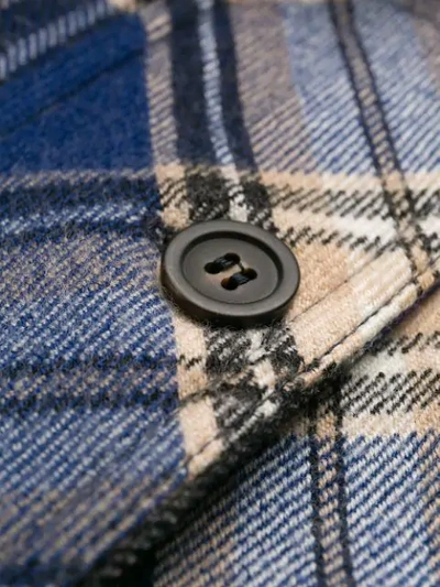 Shop Pierre-louis Mascia Reversible Button Shirt In Blue