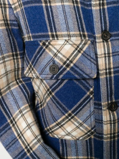 Shop Pierre-louis Mascia Reversible Button Shirt In Blue