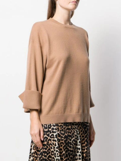 Shop P.a.r.o.s.h Relaxed-fit Jumper In Neutrals