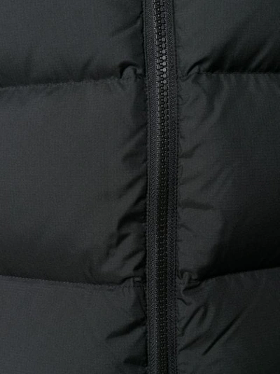 Shop Alyx Zipped Down Jacket In Black