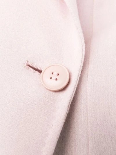 Alberta Ferretti Double-breasted Blazer In Pink