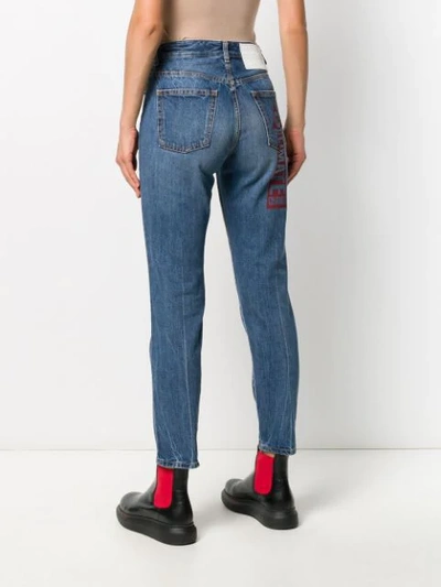 Shop Vivienne Westwood New Harris Tapered Jeans In Blue