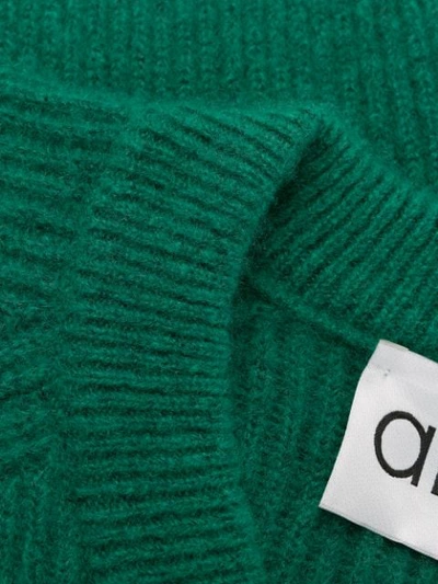 Shop Alyki V-neck Jumper In Green