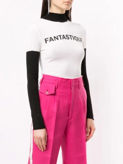 Shop Pushbutton Fantastique Knitted Body In White