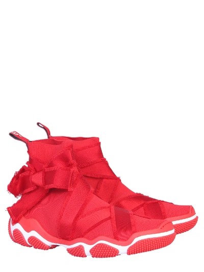Shop Red Valentino Glam Run Sneaker In Rosso