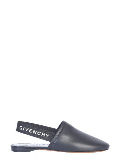 Shop Givenchy Sling Back Rivington Sabot In Nero