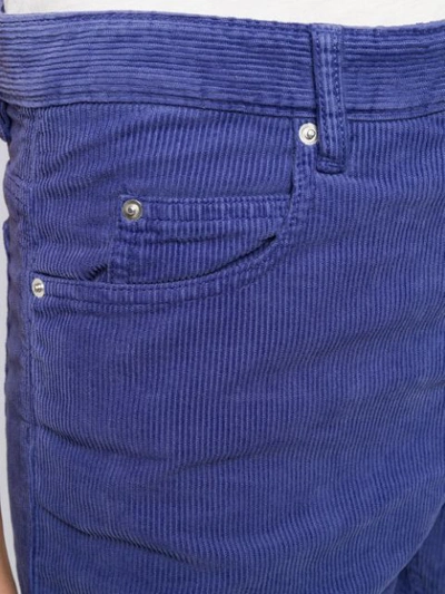 Shop Isabel Marant Étoile Girlfriend Fit Corduroy Trousers In Blue