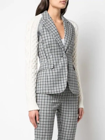 Shop Altuzarra Hester Jacket In Black / White