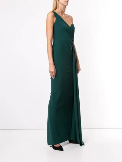 Shop Greta Constantine Vedast Gown In Green