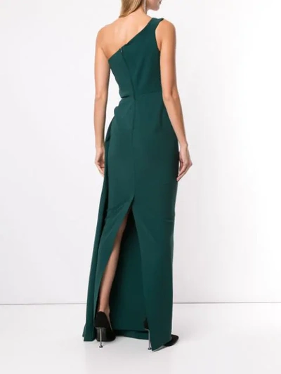 Shop Greta Constantine Vedast Gown In Green