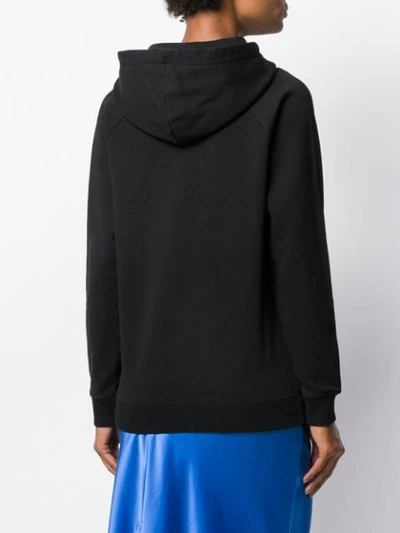 Shop Kenzo Eye-embroidered Hoodie In Black