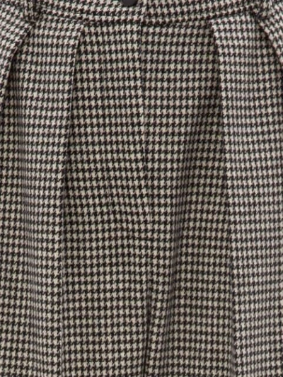 Shop Jw Anderson Houndstooth Carrot Trousers In Blue