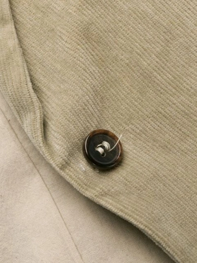 Shop Apuntob Button-up Jacket In Neutrals
