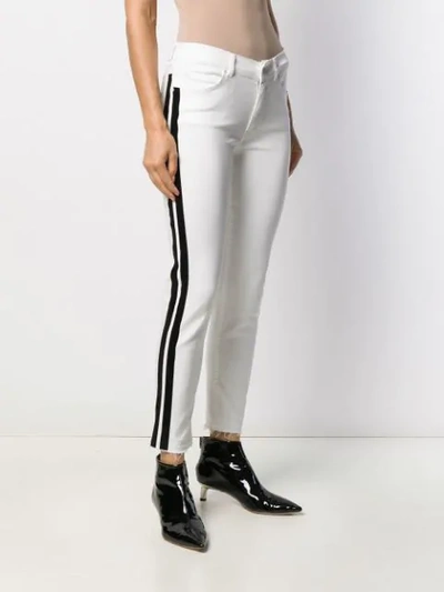 ESCADA SPORT SIDE STRIPE SKINNY JEANS 