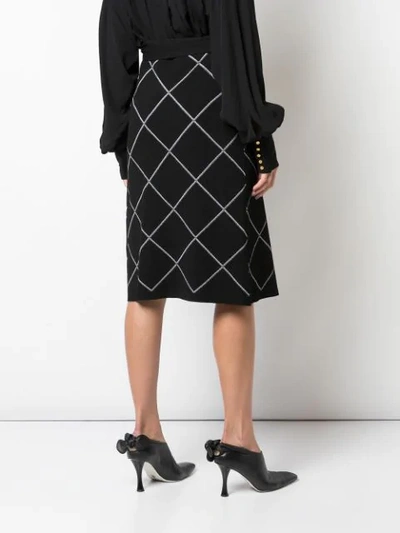 Shop Proenza Schouler Belted Wrap Skirt In Black