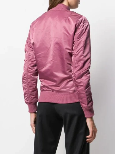 Shop Alpha Industries Ma-1 Bomber Jacket In Pink