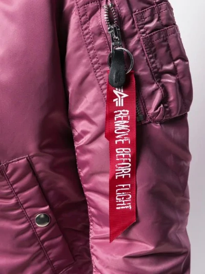 Shop Alpha Industries Ma-1 Bomber Jacket In Pink