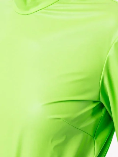 Shop Facetasm Long-sleeve Playsuit In Green