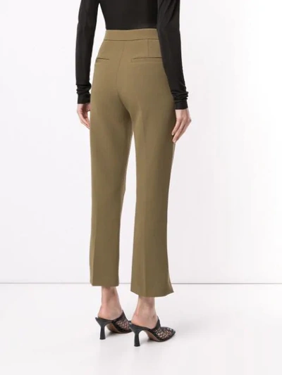 Shop Camilla And Marc Marsh Cropped Trousers In Green