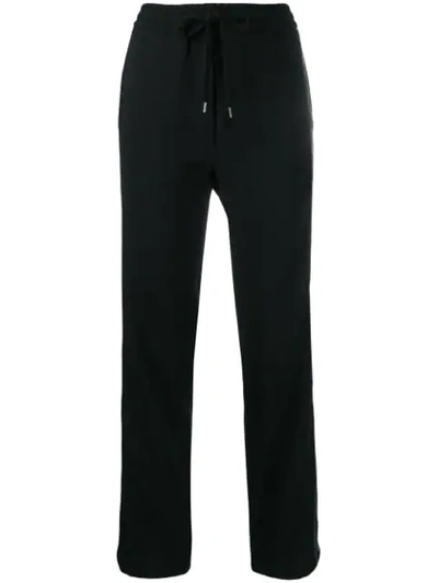 Shop N°21 Side Stripe Drawstring Trousers In Black
